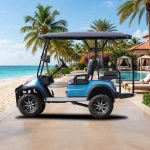 Factory Direct Customizable 2+2 4 Seater Electric Golf Cart Lead Acid Battery 60V100A Utility Golf Cart
