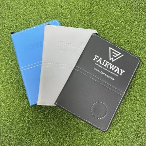 Factory Direct Customized Leather Golf Scorecard Holder with Ball Marker in Various Colors Golf Accessory Gift