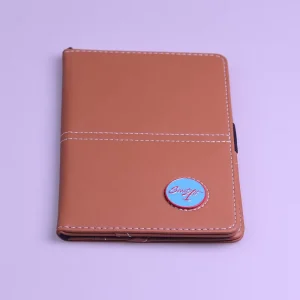 Factory Direct Customized Magnetic Pu Leather Golf Scorecard Holder with Ball Marker in Black Grey Blue Red Golf Accessory Gift