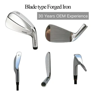 Factory Direct Forged Stainless Steel Golf Irons Custom CNC Milled OEM Golf Clubs for Men Low MOQ Golf Iron Set