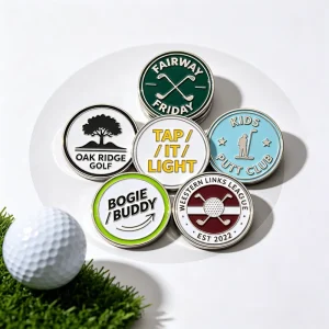Factory Direct Golf Ball Marker for Club Golf Hat Ball Marker Clip Butterfly