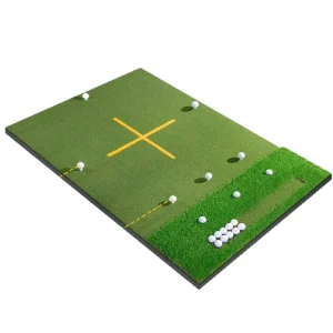 Factory Direct Golf Mat with Ball Placement Zone All Weather Outdoor Hitting Turf Mat for Swing Practice Training Aid