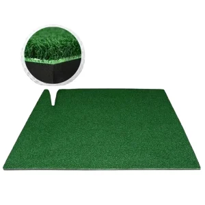 Factory Direct Green 1.5m x 1.5m Indoor Outdoor Golf Hitting Mat Nylon Training Aids