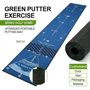 Factory Direct High Density Non Slip Golf Hitting Mat Golf Putting Mat Golf Practice Mat for Training Center Golf Club