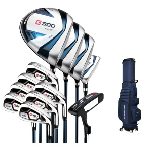 Factory Direct Men’s Golf Clubs Set with Bag Right and Left Hand Graphite Steel Material for Golf Enthusiasts