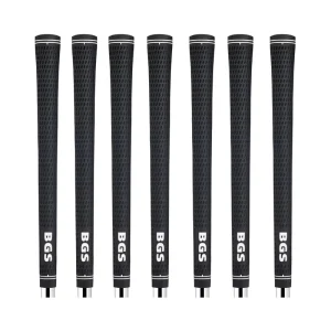 Factory Direct Midsize Jumbo Rubber Golf Club Grip Black Custom Color 0.58/0.60″ Core Size Custom Logo