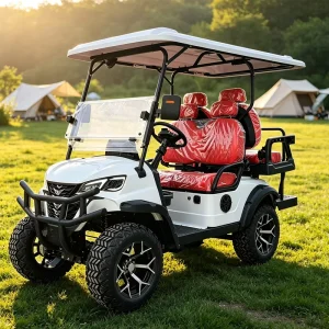Factory Direct Motor Upgrade 4 Seat Electric Golf Cart for Power Boost