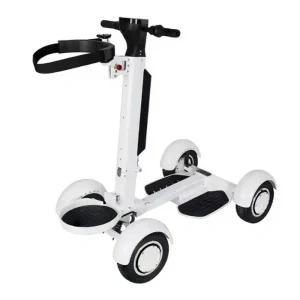 Factory Direct Sale 4 Wheels Electric Foldable Skateboard 2000W Golf Cart Scooter Golf Bag Cart Golf 4 Wheel Electric Cart