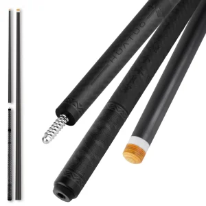 Factory Direct Sale Billiard Cue High Quality 1 2 Joint Snooker Carbon Fiber Pool Cue Stick with Various Head Diameters