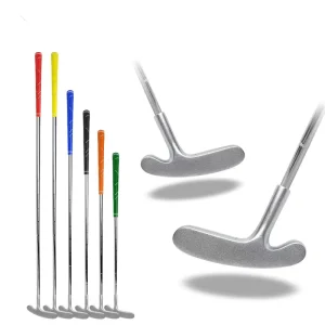 Factory Direct Sale Double Side Multicolor Golf Putter Club Zinc Alloy Children’s Putter Mini Golf Clubs Putter for Kids Adults