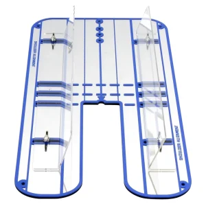 Factory Direct Sales Customized High quality PVC Ambidextrous Durable 44in Putting Golf Swing Trainer Training Aid