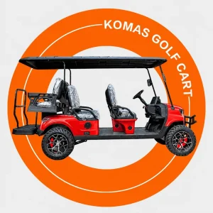 Factory Direct Sales Electric Golf Cart Street Legal 4 Wheel 6 Seater 48V Lithium Battery Club Car with Luxury Seats