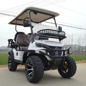 Factory Direct Sales Street Legal Electric Golf Carts 4 Seater Lithium Battery 30 50Km h Equipped Quiet Electric Operation Gated