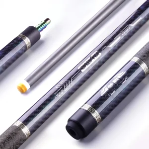 Factory Direct Supply 2-Pc 11.8/12.5mm Tip Carbon Fiber Shaft Billiard Pool Stick Carbon Fiber Pool Cue for American 9-Ball