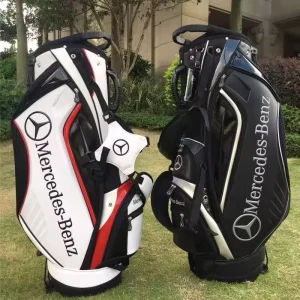Factory Direct Supply Golf Bag PU Material Mercedes Logo Club Car Brand Gift for Men and Women Classic