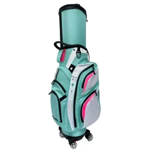 Factory Direct Supply Multi Functional Retractable Carry Four Wheel Golf Bag Waterproof Synthetic Leather Wear Resistant Adults