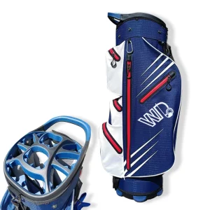 Factory Direct Waterproof Lightweight Nylon Golf Cart Bag with 14 Dividers and Custom Logo