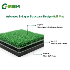 Factory Directly Sale Commercial Golg Driving Range Mat Hitting Mat Golf Practice Mat