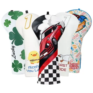 Factory Embroidery Golf Club Headcovers Driver Club Covers Golf Head Cover