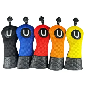 Factory Golf Club Covers Headcovers Pu Golf Headcovers Leather Golf Head Covers