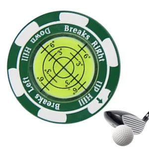 Factory Golf Green Reader Rustproof Golf Hat Clip Ball Marker with High Precision Green Reading Aid Golf Accessories for Men Women