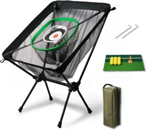 Factory Golf Hitting Practice Net Pop up Golf Chipping Net Backyard Indoor Outdoor Training Aid Golf Practice Net