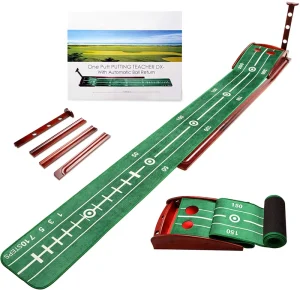 Factory Golf Putting Mat for Indoors Outdoor Golf Practice Mat with Auto Ball Return System