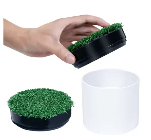 Factory Golf Simulated Lawn Hole Cover Golf Practice Training Aids with Green Hole Cup for Garden Golf Products