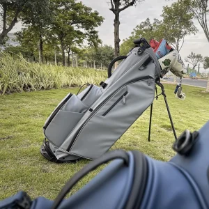 Factory Golf Stand Bag with 6-Way or 14-Way Dividers Waterproof PU Leather
