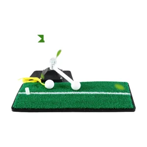 Factory Golf Training Mat Indoor Backyard Swing Trainer Mat Practice Hitting Pad Tee Holder