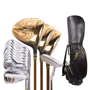 Factory High Quality Luxurious Golden Customized OEM Golf Gift Set Golf Complete Golf Set