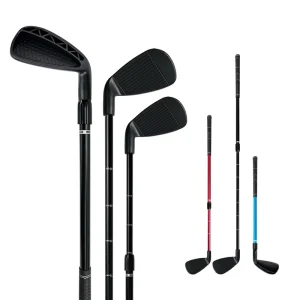 Factory Hot Selling Two Section Adjustable Golf Club Aluminum Alloy Shaft Golf Outdoor Training Chipping Golf Club