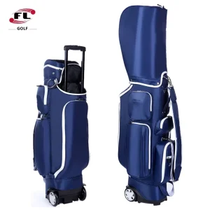 Factory Lightweight Golf Bag Pull Rod Golf Bag with Wheels Club Bag