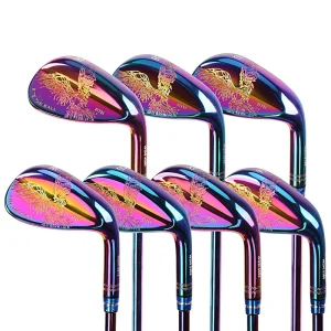 Factory MOQ New Design CompleteSet Right Handed Professional Forged CNC Wear Resistant Colored Custom Golf Clubs