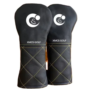 Factory Multiple Color PU Leather Golf Wood Driver Headcover with Custom Logo