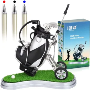 Factory New Design Golf Souvenirs Gifts Set Golf Pen Holder Golf Accessories Kit
