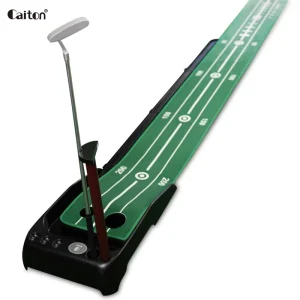 Factory New Golf Training Equipment Golf Putting Trainingmat Golf Double Hole Putting Exerciser Mat