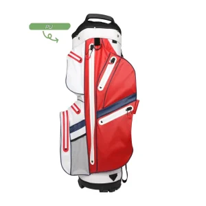 Factory OEM 15-Way Large-Capacity Waterproof PU Golf Stand Bag