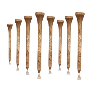 Factory OEM Customized Color Bamboo Hardwood Golf Tees 2-3/4″ 70mm Fast Delivery