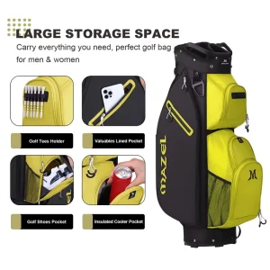 Factory OEM LOGO Premium Design Lightweight Golf Bag with 7 Dividers