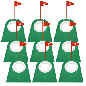 Factory PP Plastic Golf Putting Cup with Hole Plate and Flag 173x165mm for Indoor Practice
