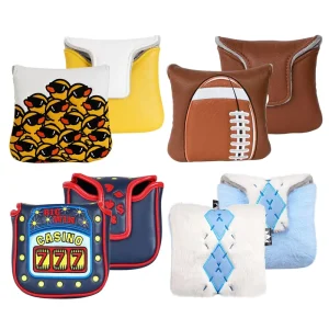Factory PU Leather Putter Duck Golf Head Covers