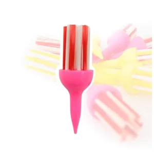 Factory Popular Plastic Golf Tees Brush 60/72mm Different Height Color Unbreakable Nylon Brush Top Tee Golf Training Accessories