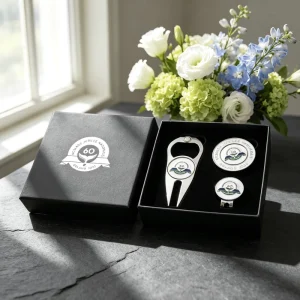 Factory Portable Made in China Aluminium Alloy Silver Ball Marker Hat Clip