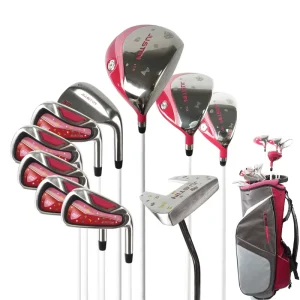 Factory Price 100% Graphite Shaft Female Right Handed Golf Clubs Custom logo pink Golf Clubs