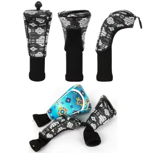 Factory Price 460CC Wood Fairway Hybrid Golf Club Headcovers OEM Golf Driver Headcover Custom Logo Golf Head Covers