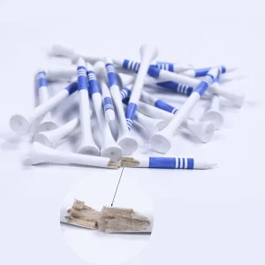 Factory Price Colorful Printed 53 69 83mm Durable Golf Tees Biodegradable Natural Golf Wooden Tees for Golf Sport Activity