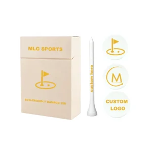 Factory Price Custom Biodegradable Eco Friendly Premium Optional Sizes Wooden Bamboo Golf Tees in Cigarette Box