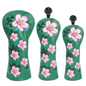 Factory Price Custom Embroidery PU Leather Golf Driver Head Cover