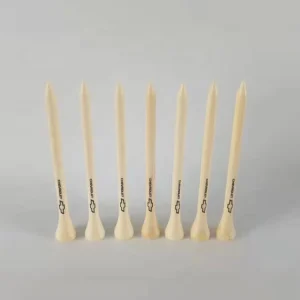 Factory Price Customized Printed Logo Golf Accessories Durable Natural Bamboo Golf Tees
